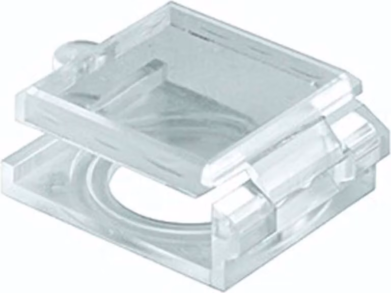 Georg Schlegel Copertura di protezione sigillabile per pulsanti della serie OKTRON Grado di protezione IP40 - 1 pezzo