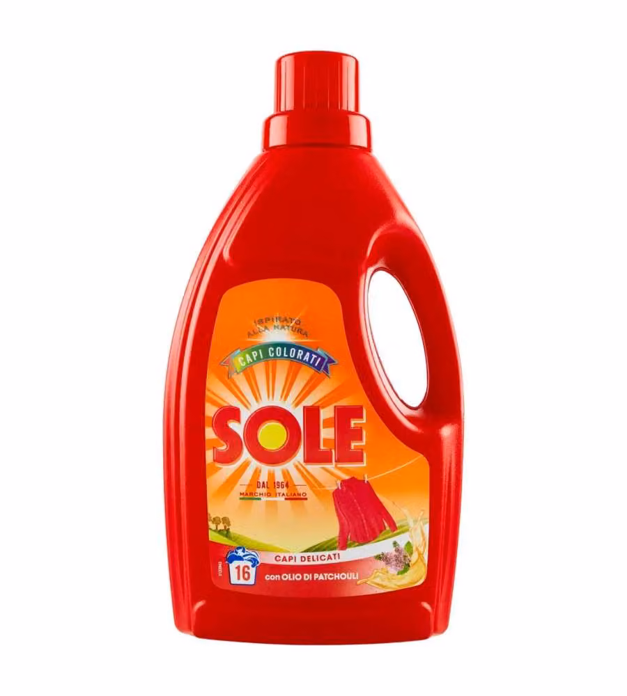 Detersivo Lavatrice Capi Colorati Capi Delicati con Olio di Patchouli 1L
