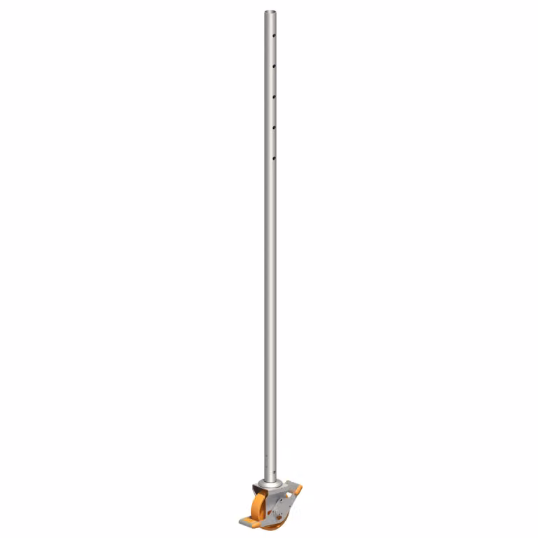 Tubo verticale Layher con rotella girevole