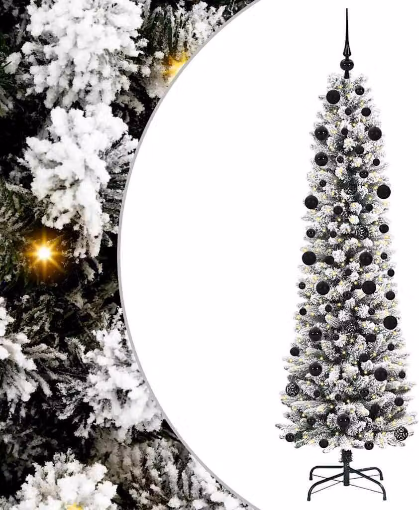 Albero di Natale artificiale con 300 LED Bianco 210 cm