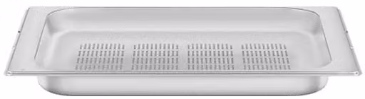 Bacinella con colino Smeg BX640P in acciaio inox color argento forma rettangolare