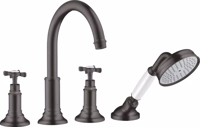 hansgrohe AXOR Montreux 4 trous robinetterie sur plage de carrelage, 16544340, 16544340