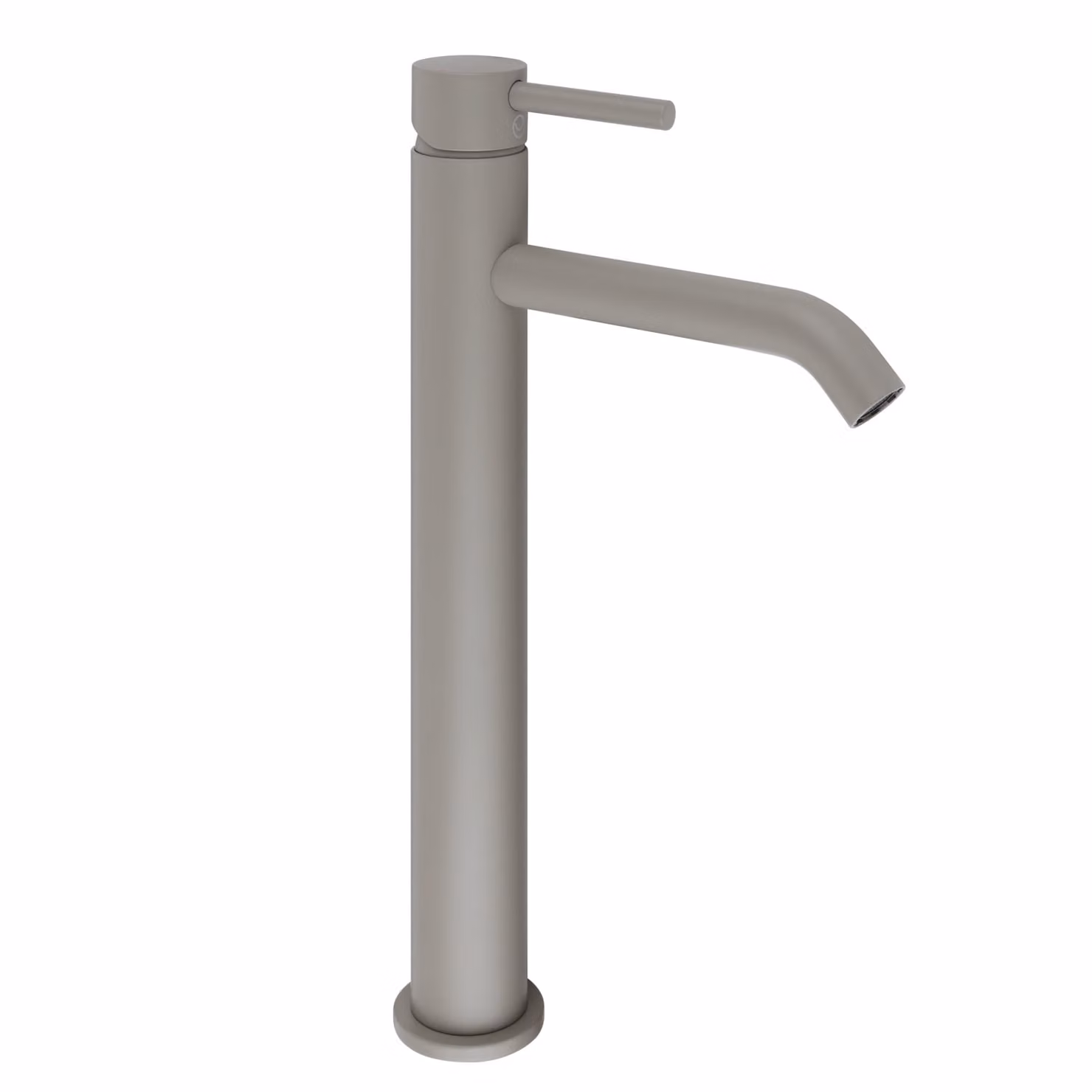 Miscelatore Moderno Alto per Lavabo Monoforo - Grigio