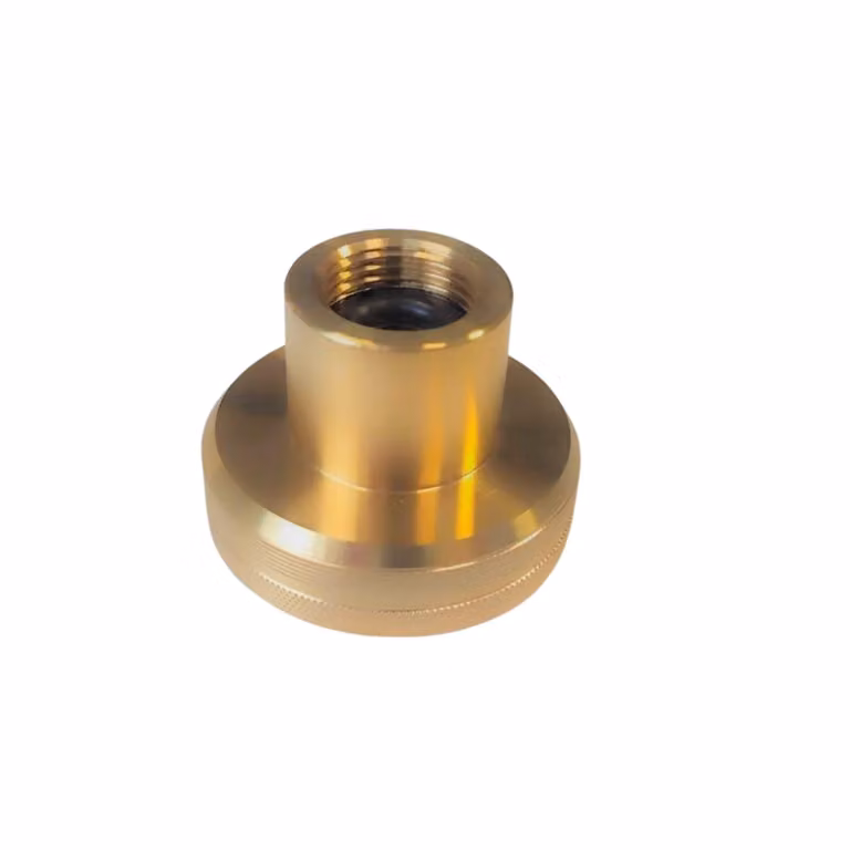 Adattatore per serbatoio GPL Zatech DISH corto in ottone W21,8 con filettatura sinistrorsa per bombole da 11 kg e 33 kg Italia Polonia Francia Camper