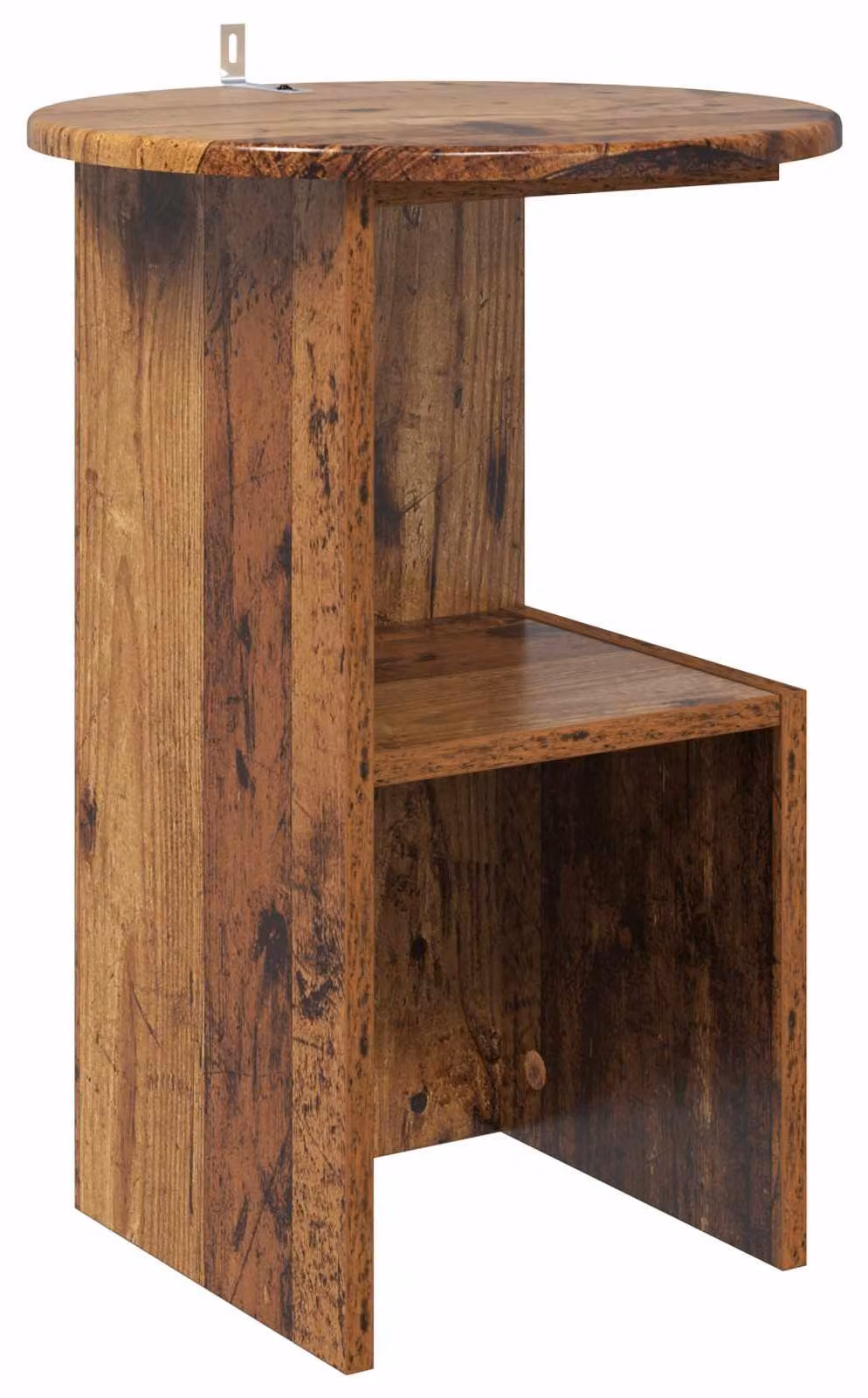 Tavolo laterale Legno antico Ø 39,5 x 55 cm