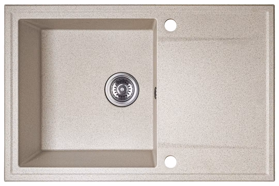 Kuchinox HUNTER SBU_411T Lavello singolo con sgocciolatoio, granito beige