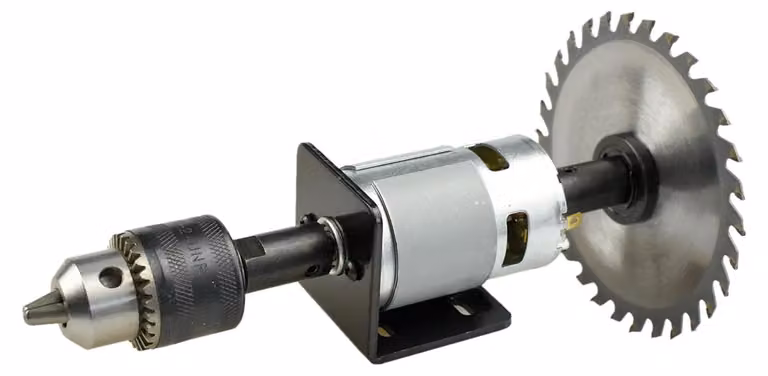 Motore DC a 24V, 12000 RPM, con doppia uscita, kit per progetti fai-da-te