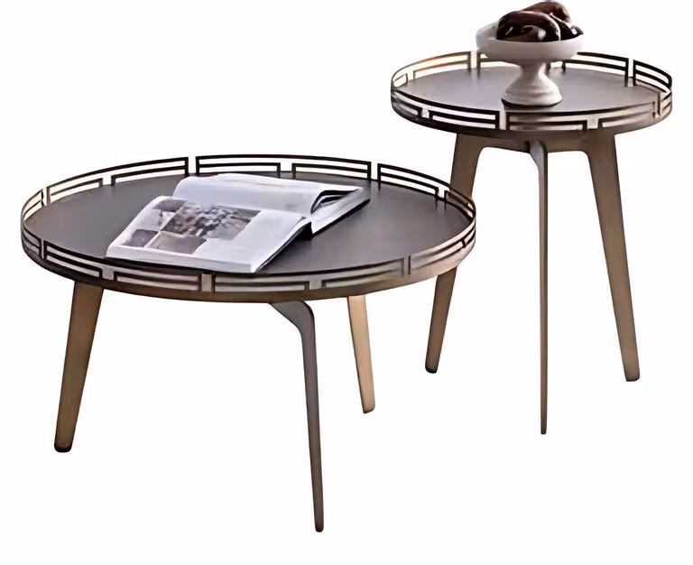Kompakter Couchtisch mit modernem Design und praktischer Ablagefläche