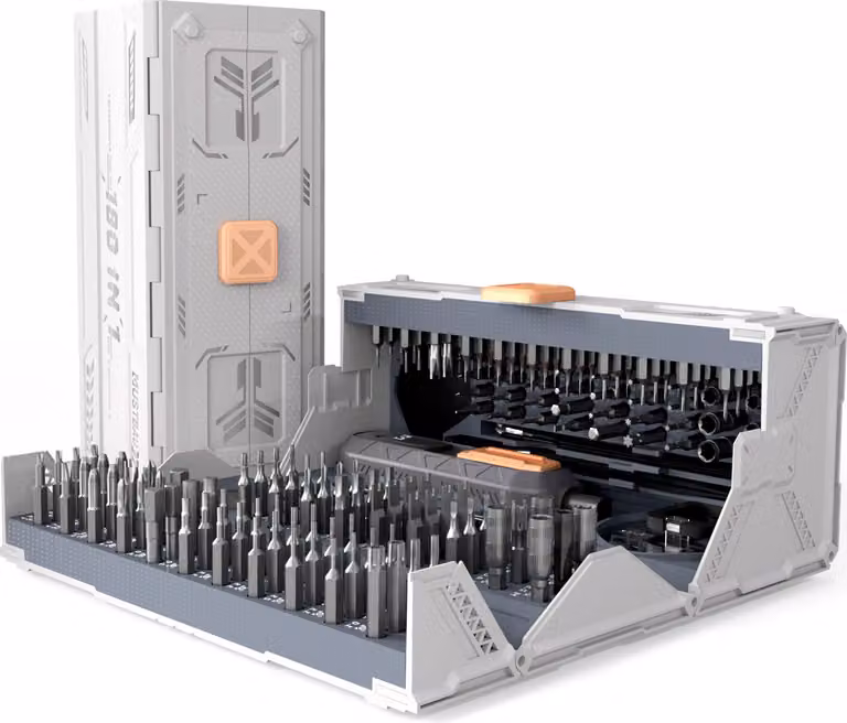 Mustbau 180 in 1 set di cacciaviti meccanici di precisione, mini set di attrezzi, kit di riparazione per telefoni cellulari, computer portatili, occhiali, orologi