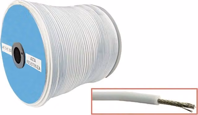 Cavetto per stendibiancheria BricoGo bianco, diametro 4,5 mm e lunghezza 500 m