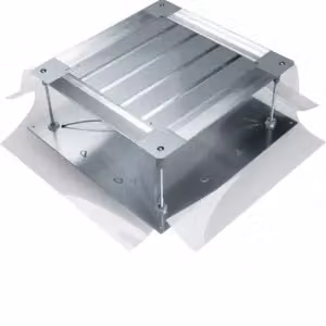 Cassetta a pavimento universale con piastra di base misura 2 428x428x(165-215)mm UDB2165215 hager
