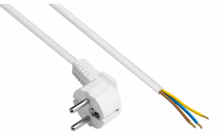 Good Connections P0185-W015 - Cavo di alimentazione da 1,5 metri - Spina di tipo E+F - Cavo H05VV-F3G - 250 V