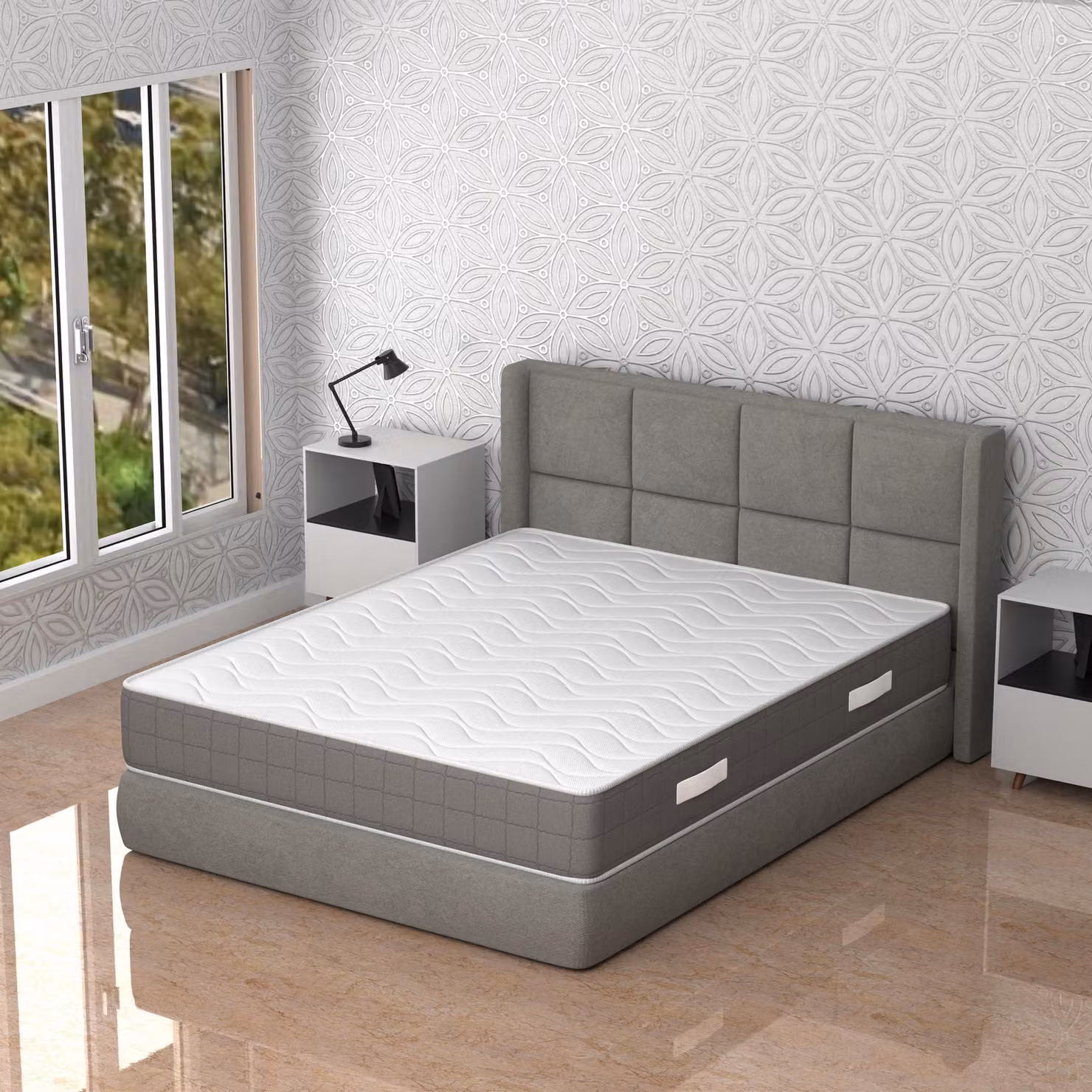 Materasso Sole,Memory Foam,Ergonomico,Traspirante,Ortopedico,160x200 alto 20 cm