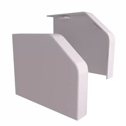Set di piastre terminali Striebel e John KBS9 L/R, colore RAL 9016 2CPX044057R9999