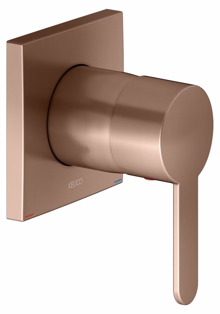 KEUCO IXMO Flat Mitigeur monocommandé encastré, rosace carrée, 59551290302, 59551290302