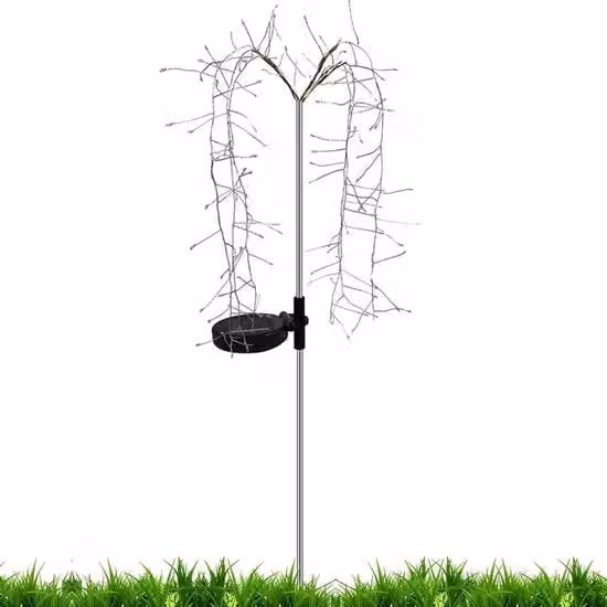 160 LED Lampada da Terra per Giardino - Illuminazione Decorativa per Esterni .