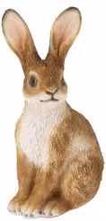 Statua decorativa Lepre marrone Koopman per Pasqua in plastica