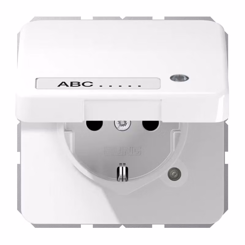 Jung CD1520NAKLKOWW Presa Schuko con coperchio ribaltabile