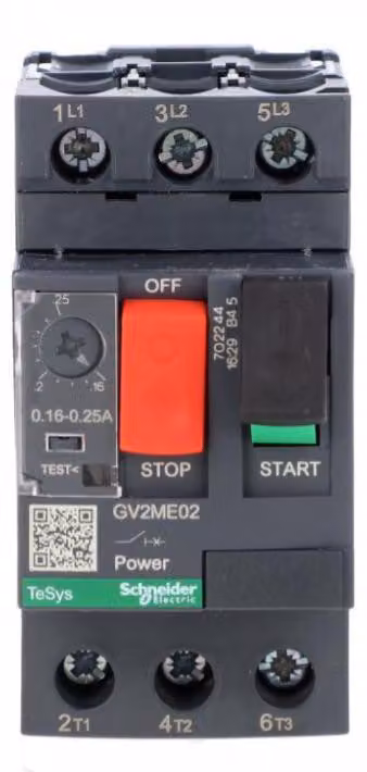 Schneider Electric PROTETTORE MOTORE 0,16-0,25A (GV2-ME02)
