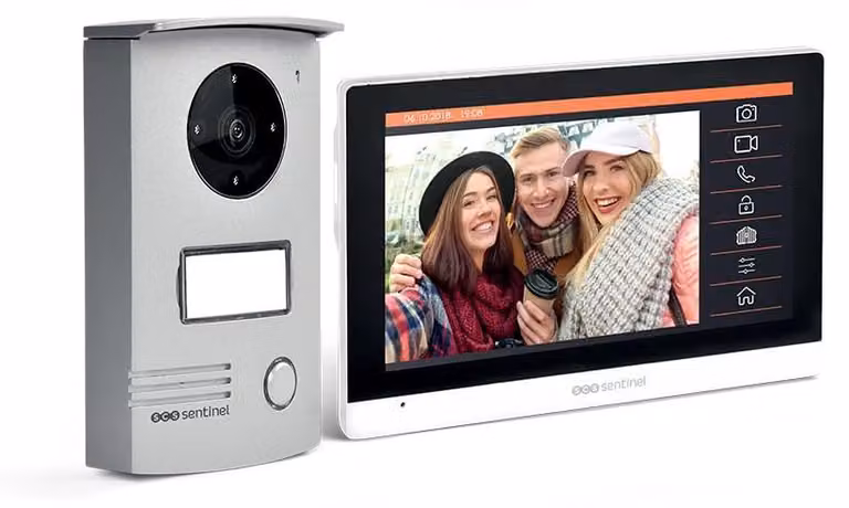 Videocitofono cablato - Schermo touchscreen da 7 pollici - Ampio angolo di visione di 120 gradi - Alloggiamento in alluminio