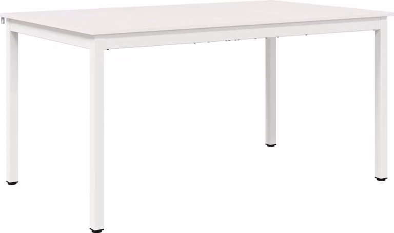 Tavolo da pranzo SYFAX™ bianco 150 x 90 x 75 cm in legno di pino massiccio