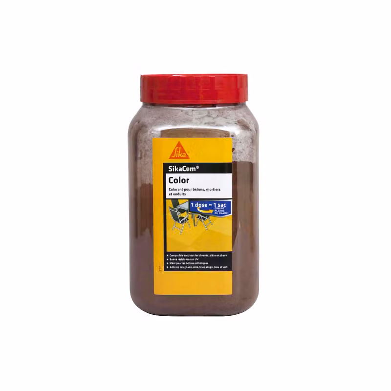 SIKA SikaCem Color Colore cemento, calce e gesso in polvere - marrone - 700g