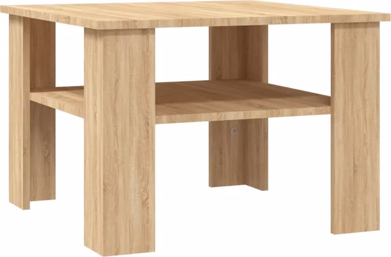 Tavolino da Salotto Rovere Sonoma 60x60x42 cm Legno Multistrato