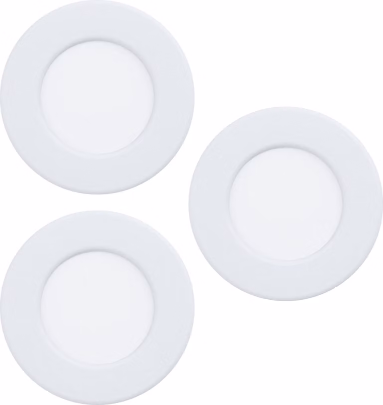 FUEVA 5 Luce da incasso Luce da incasso Lampada da soffitto - Ø8,6 x ET26 cm - bianco - 3X2,7W incl. - IP20