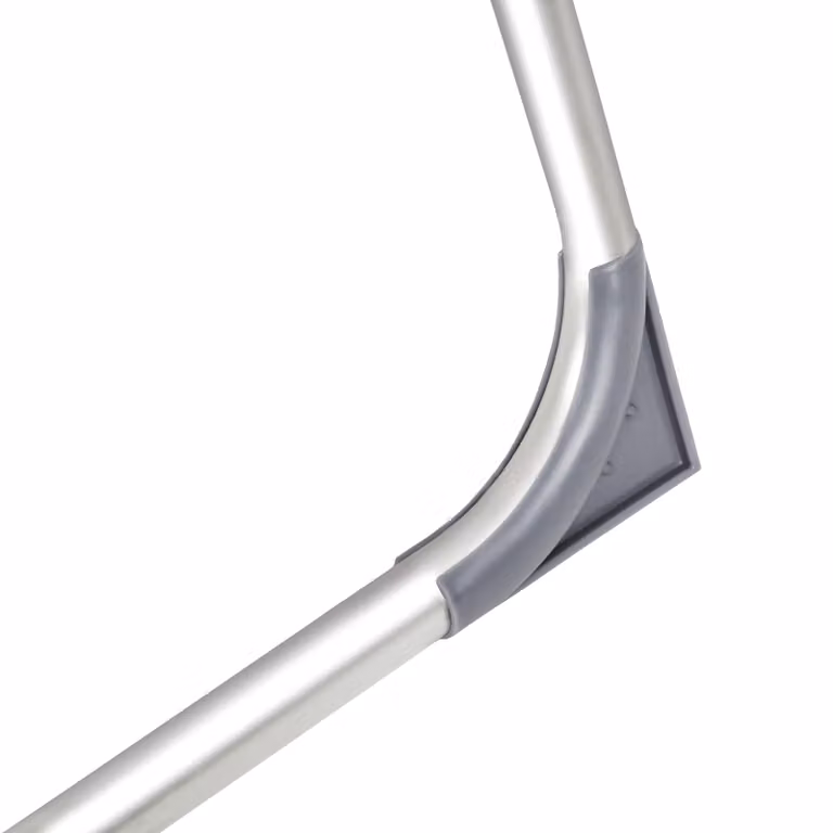 Set di 2 sedie da giardino pieghevoli tectake in alluminio verniciato e textilene con braccioli e cuscini, colore grigio, L/P/H: 120 x 59 x 117,5 cm