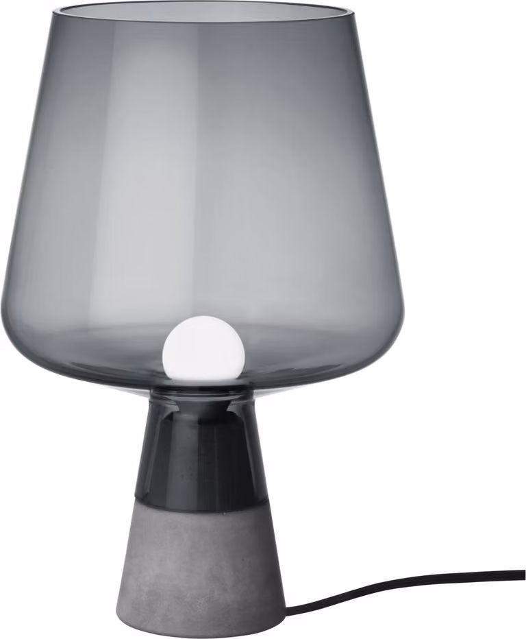 Lampada Iittala Leimu - dimensioni 300 x 200 mm - colore grigio