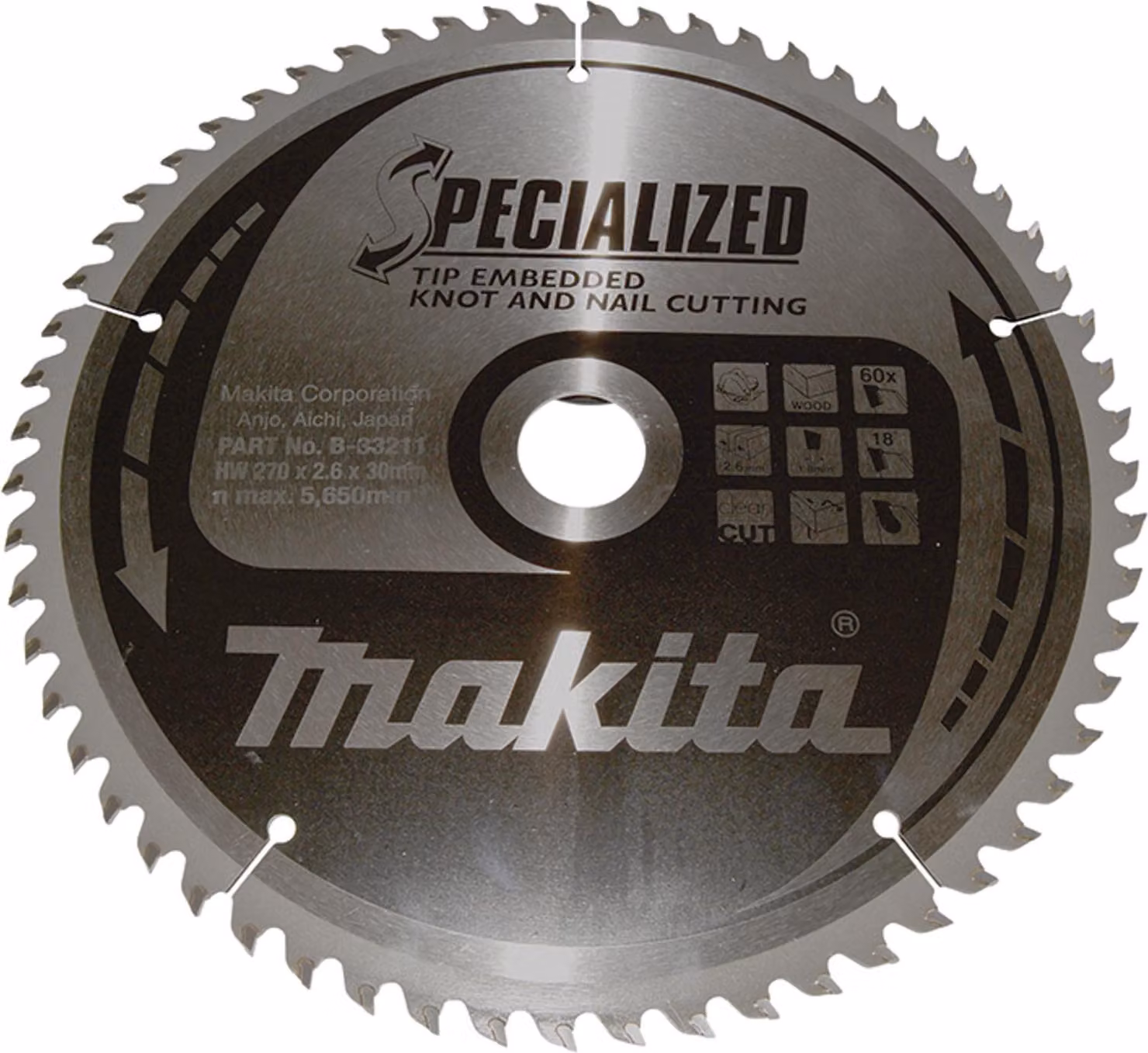 Makita SPECIALISED Sägeb.270x30x60Z B-33211