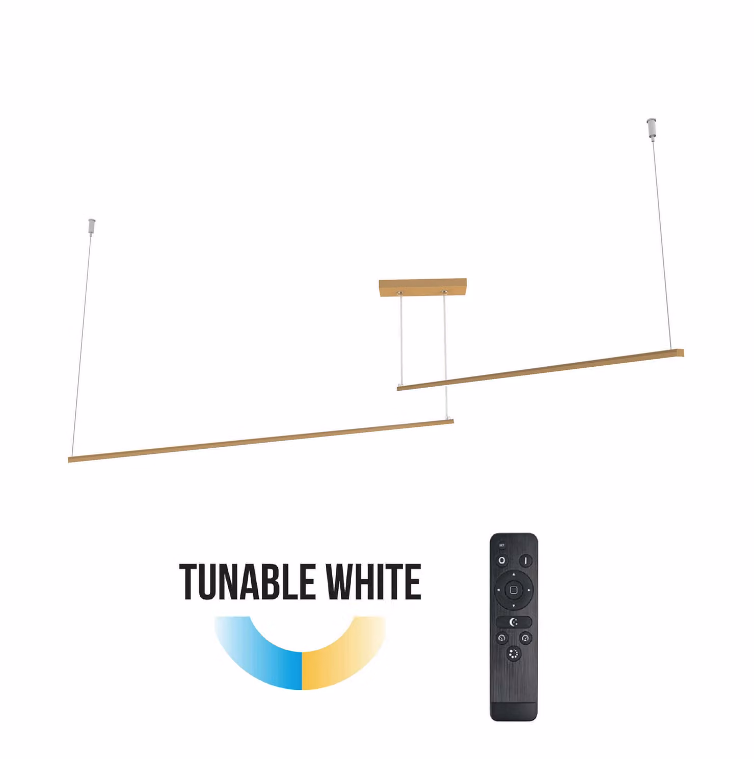 Lampada A Sospensione Splint 2X Bianco Opaco Regolabile