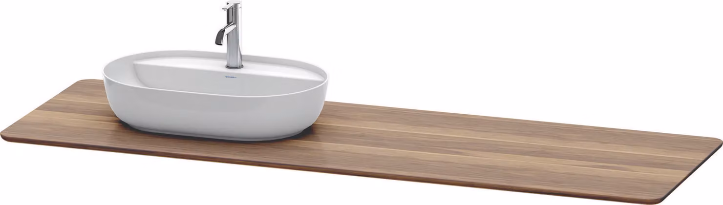 Console en bois massif Duravit Luv LU9463L, largeur 1783mm, adaptée au meuble sous-lavabo LU9563, LU9568, LU9463L7777, LU9463L7777