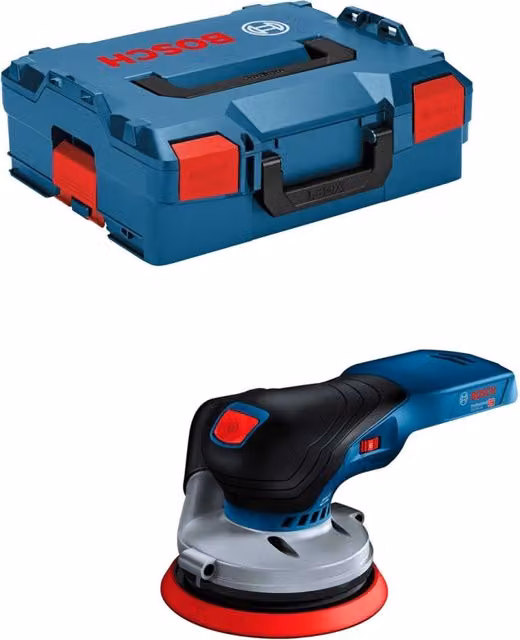 Levigatrice roto-orbitale Bosch GEX 18V-125 con L-Boxx 136, blu
