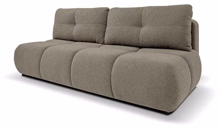 Divano letto Milorya, colore Aschmoos