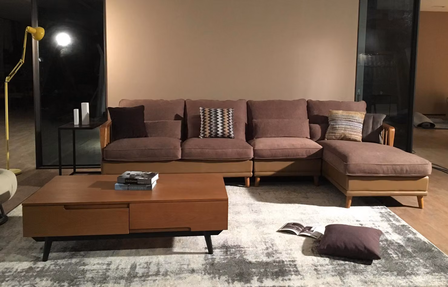Eck Sofa Textil Sofa Polster Sitz Couchen Sofas Möbel Stoff Garnitur Wohnzimmer