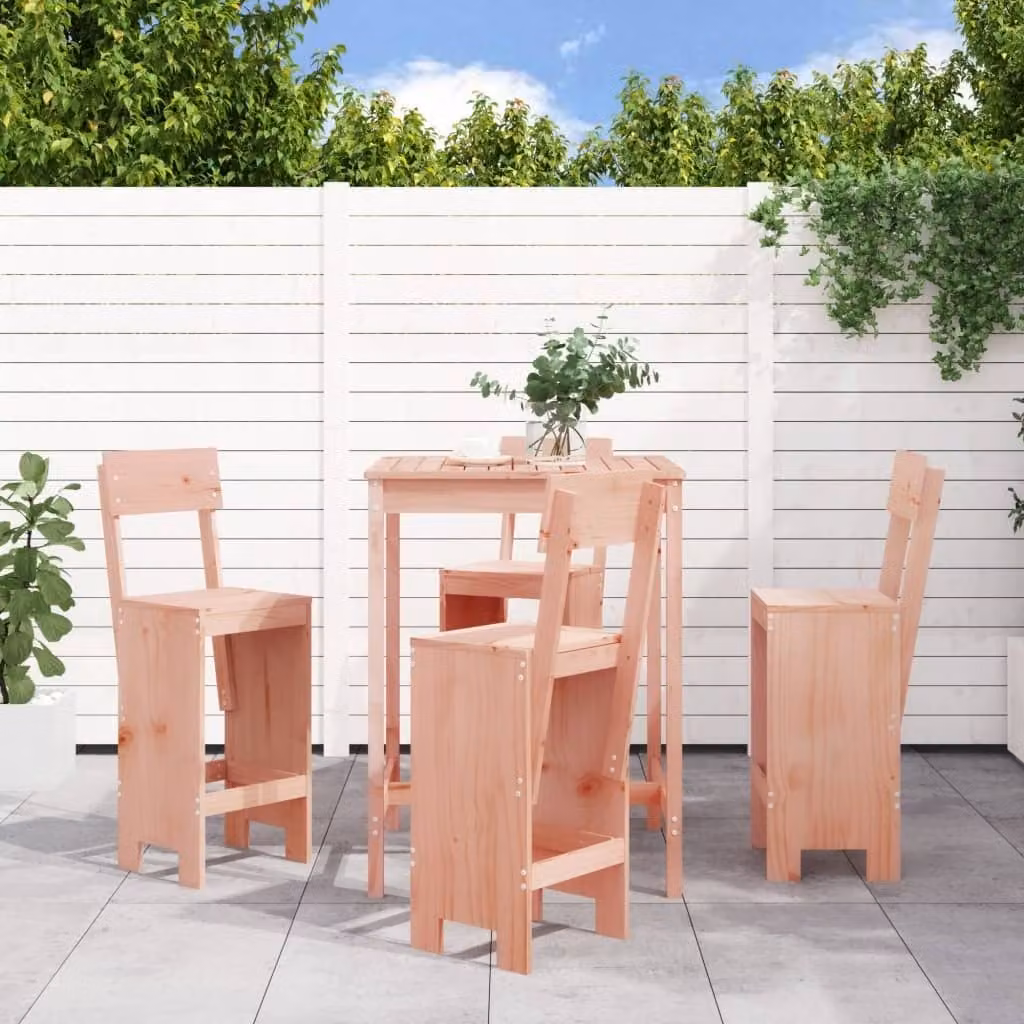 Maison Exclusive - Set da giardino da 5 pezzi in legno massello di douglasia