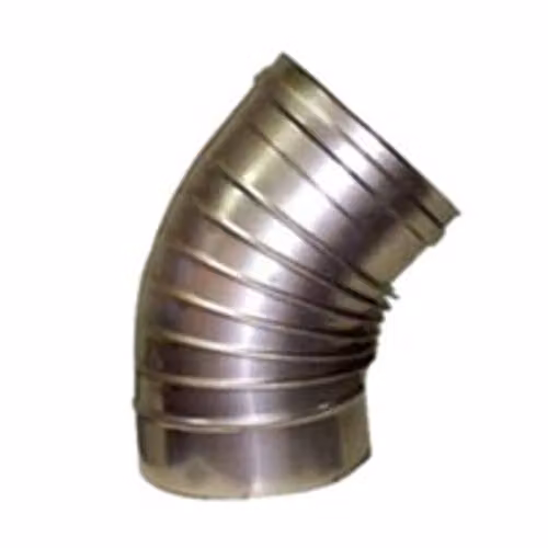 Gomito Inox 45° 13 cm Ala