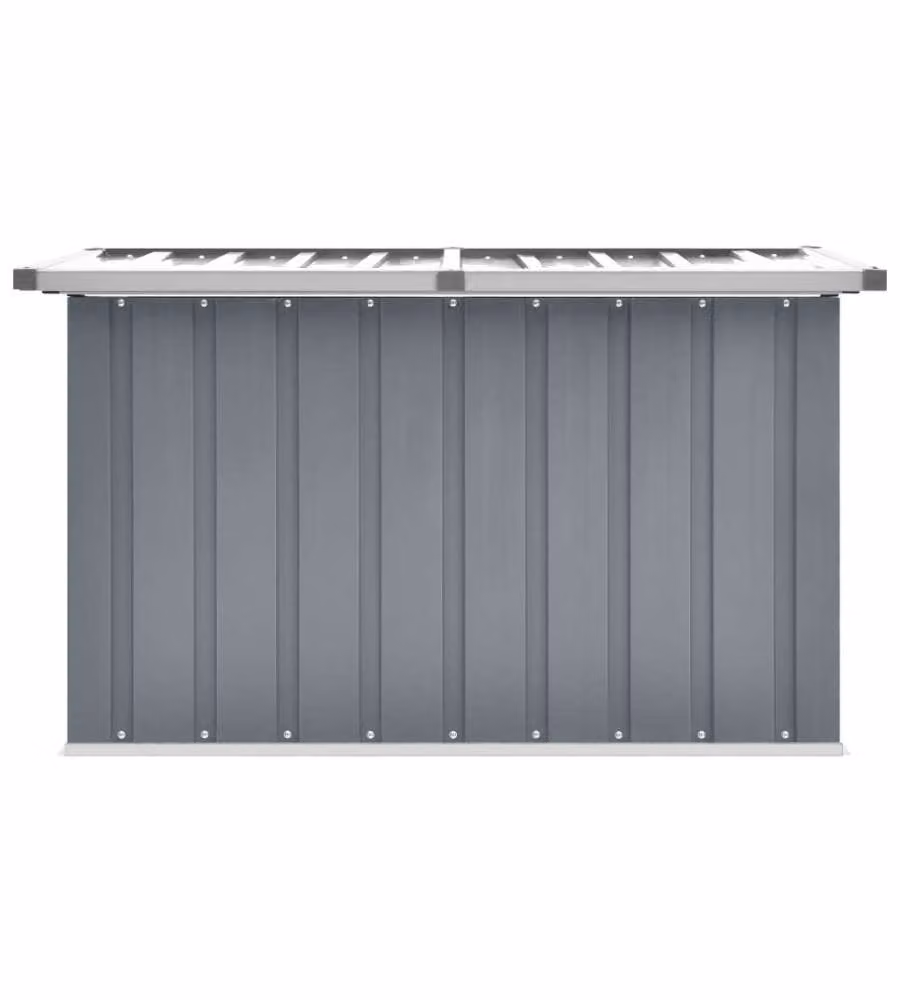 vidaXL Baule da Giardino Moderno Grigio L: 109 cm, P: 67 cm, H: 65 cm – 2