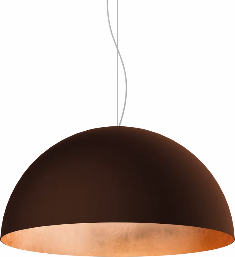 Lampada A Sospensione Venice In Acciaio Corten