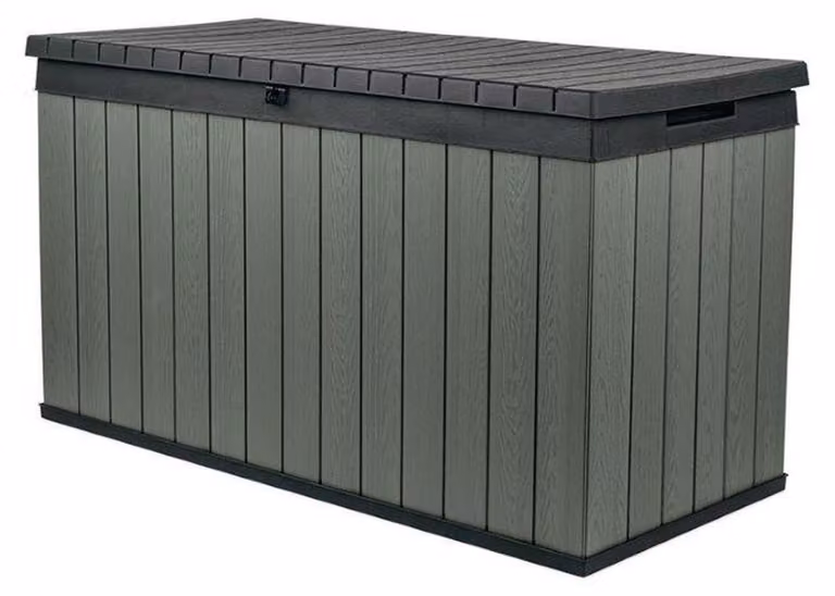 Cassetta da giardino Darwin 570 L - 142,5 x 65,3 x 78,2 cm - verde