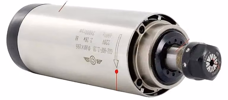 Motore mandrino CNC, funzionamento ad alta velocità, acciaio inossidabile resistente, solo mandrino, 220 V