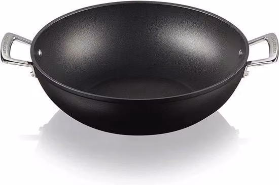 Wok in Teflon con Manici per Cucina Salutare, diametro 32 cm