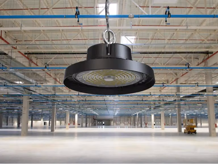 Lampada a LED industriale High Bay UFO, 100W, grado di protezione IP65, temperatura di colore 5000K, dimmerabile 0-10V - Modello LU421/1