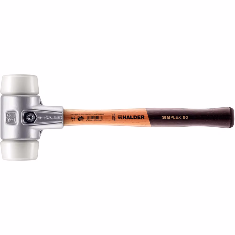 Mazza SIMPLEX a facce morbide, superplastica; con..