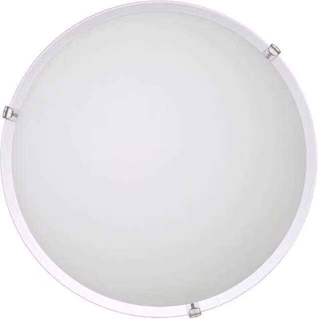 Set di 5 Plafoniere Dylan E-Energy Bianco Lucido e Trasparente con Attacco E27