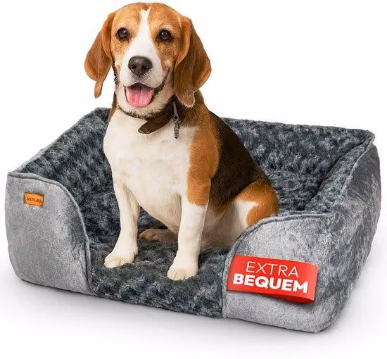 Cuscino per cani, tavolino per cani, morbido e confortevole, lavabile, antiscivolo, imbottitura in cotone PP e schiuma espansa, struttura robusta, ideale per cani di piccola e media taglia