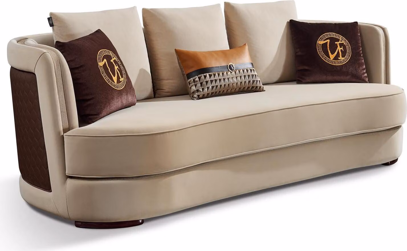 Moderne Sofagarnitur 3+1 Sitzer Set Design Sofas Polster Couchen Leder Relax