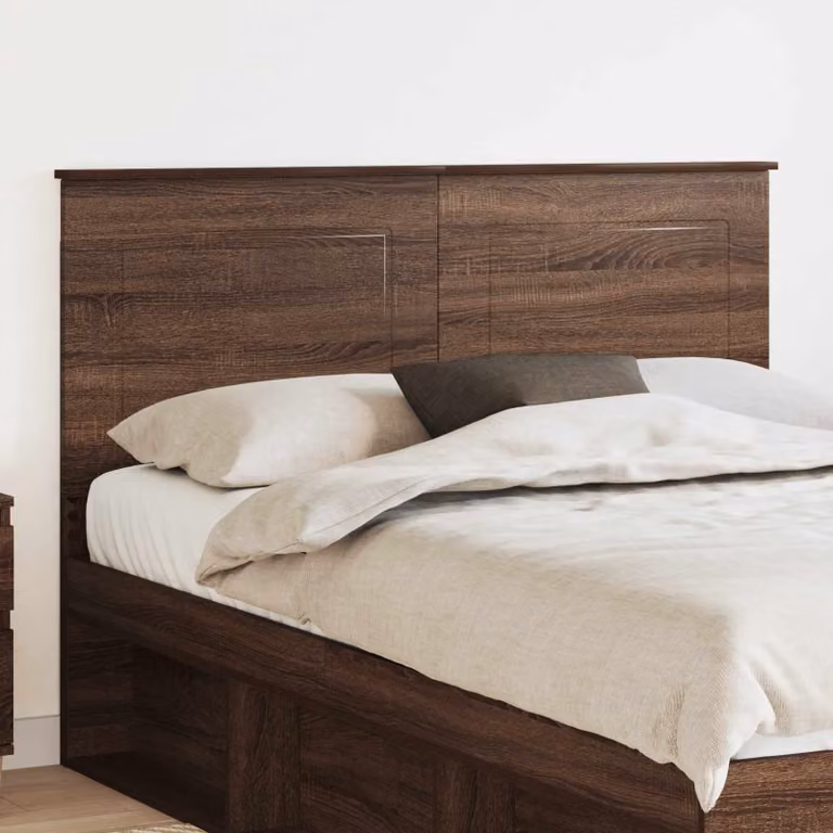 Testiera per letto vidaXL in legno ingegnerizzato color quercia marrone, Larghezza: 100 cm