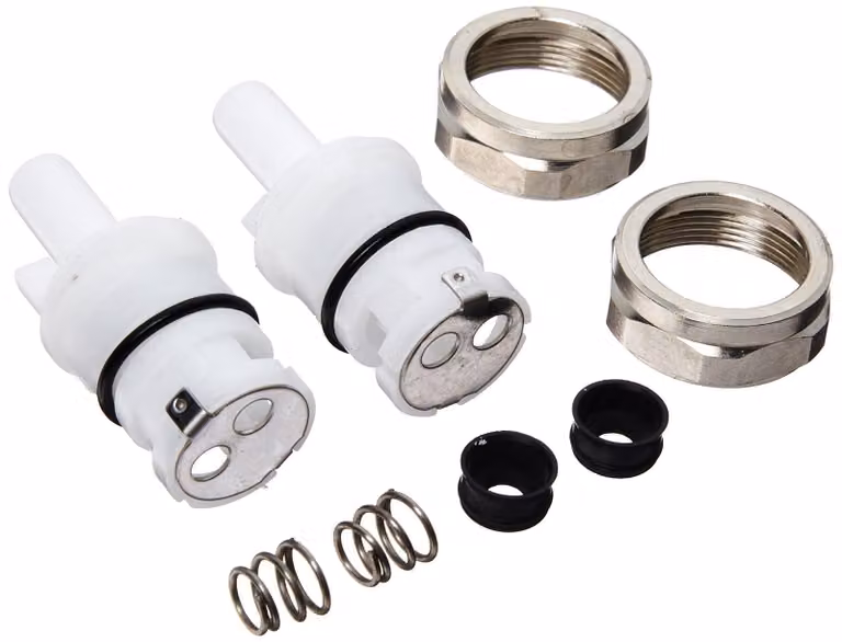 Delta Faucet RP71233, gruppo raccordo, guarnizione e cartuccia, finitura cromata, prodotto da DELTA FA